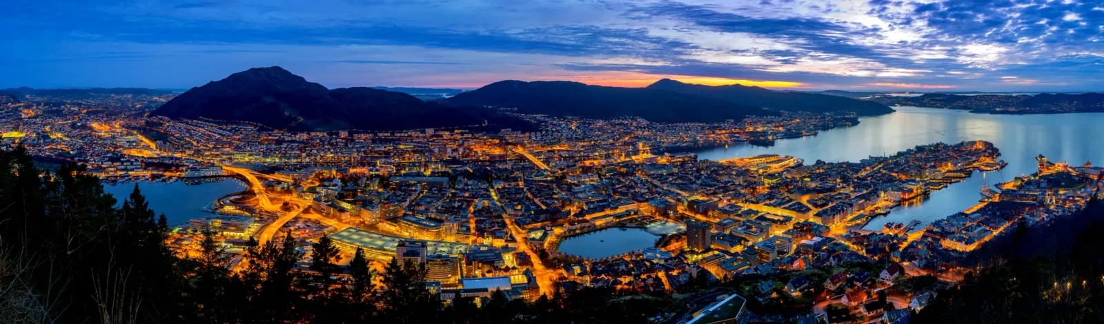 Major cities of Norway