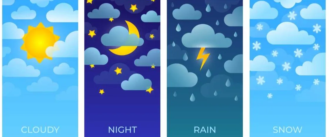 Hoe is het weer in Noorwegen?