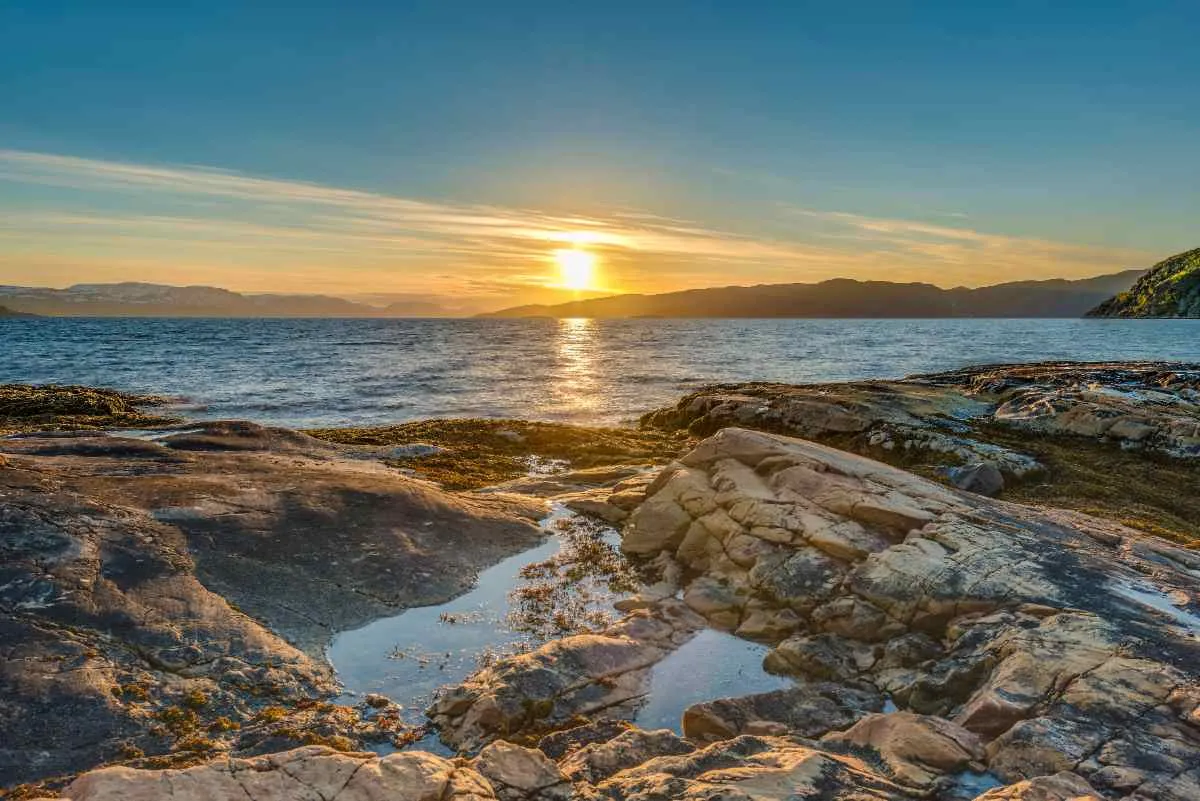 Alta midnight sun