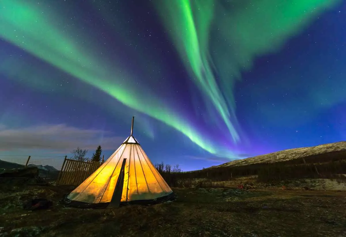 Sami traditional tent