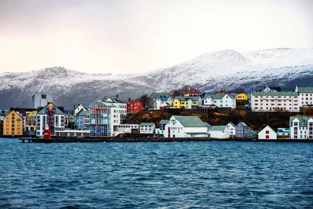Alesund, beautiful and small town in Norway