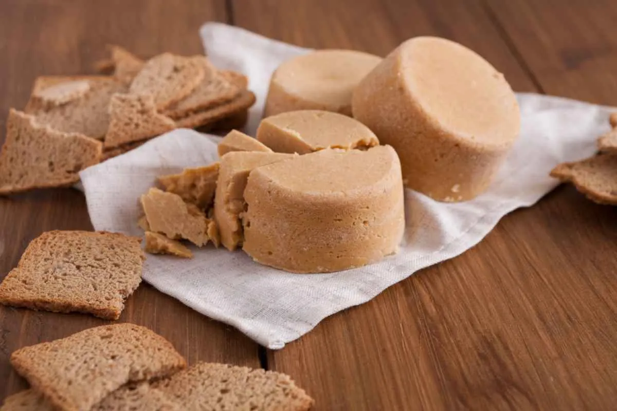 Norwegian brown cheese Geitost