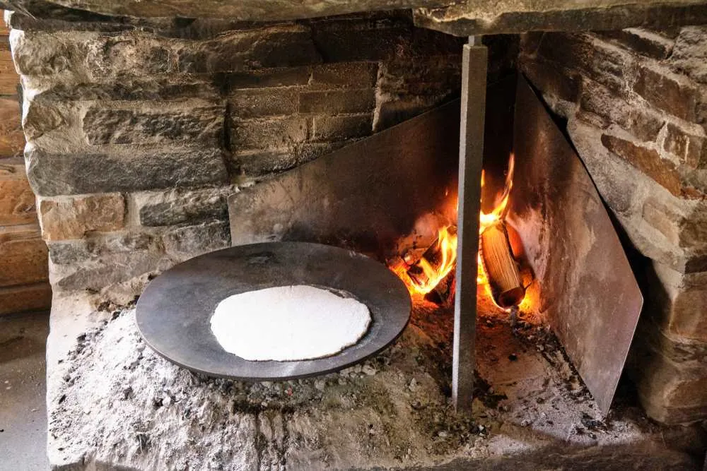 Cooking lefse