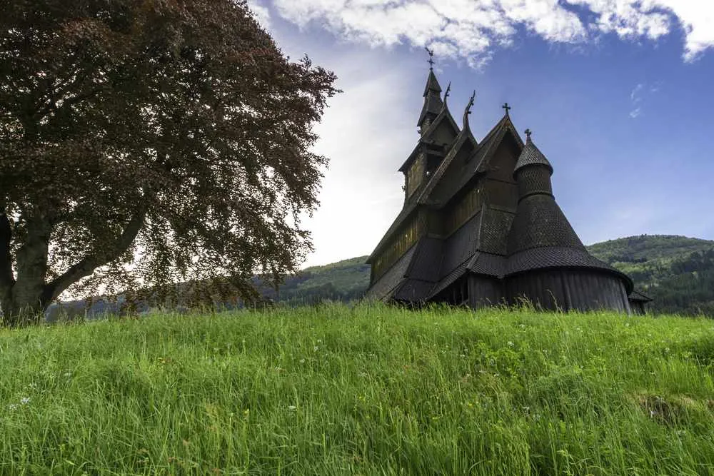 Hopperstad stave church in Norway