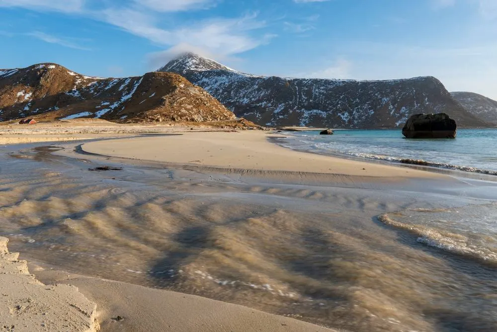 One beach in norway