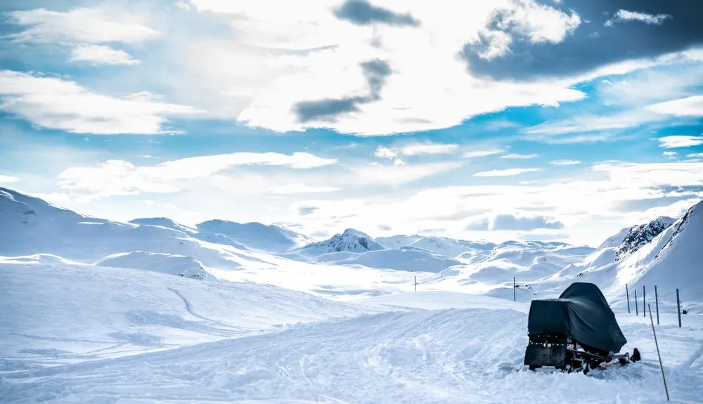 Hotunheimen national park in winter
