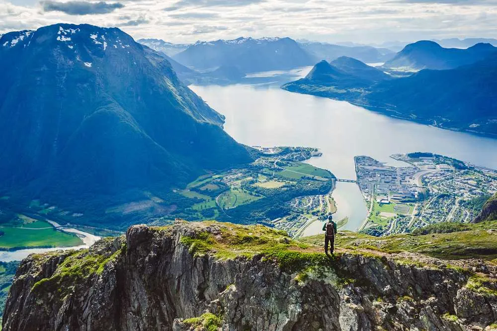 Romsdalseggen Ridge in Norway