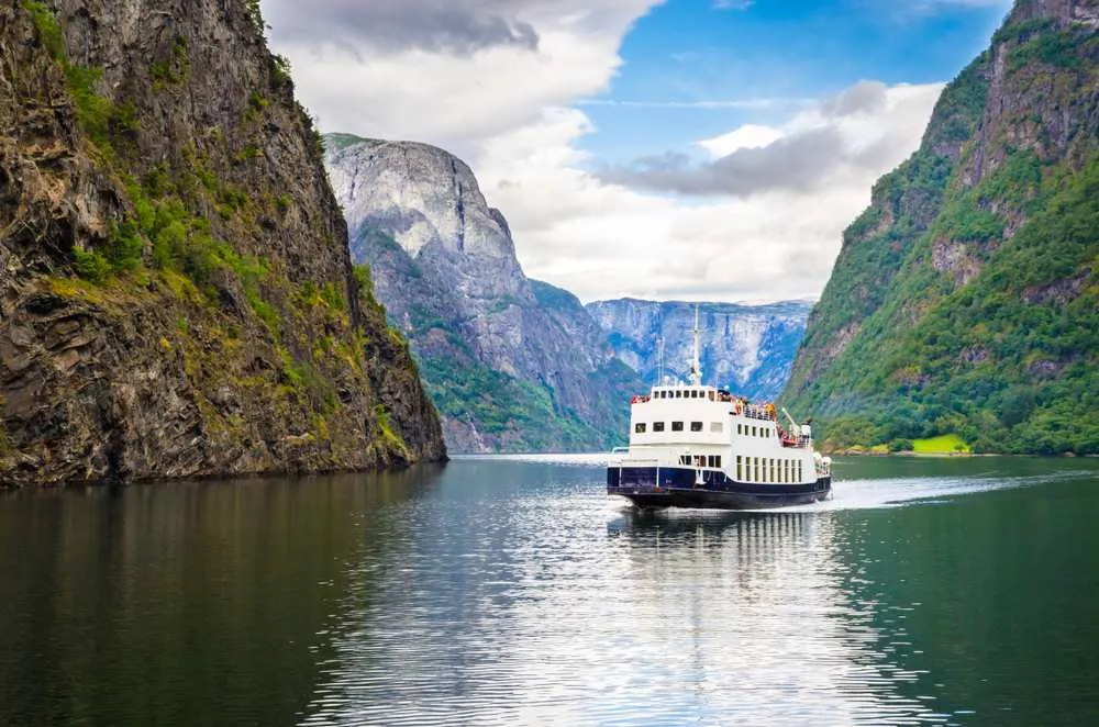 Sognefjord, deepest fjord in Norway