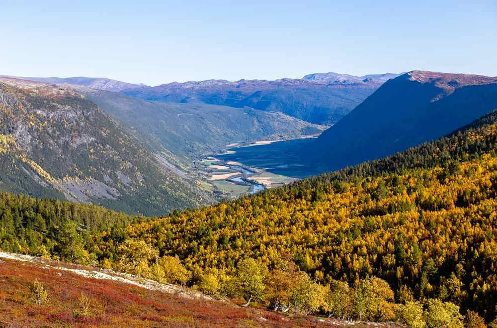 Mountains in Rondane National Park