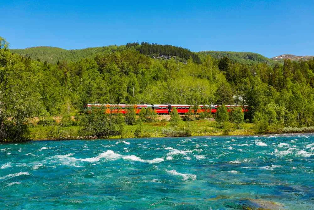 Train in Bergen