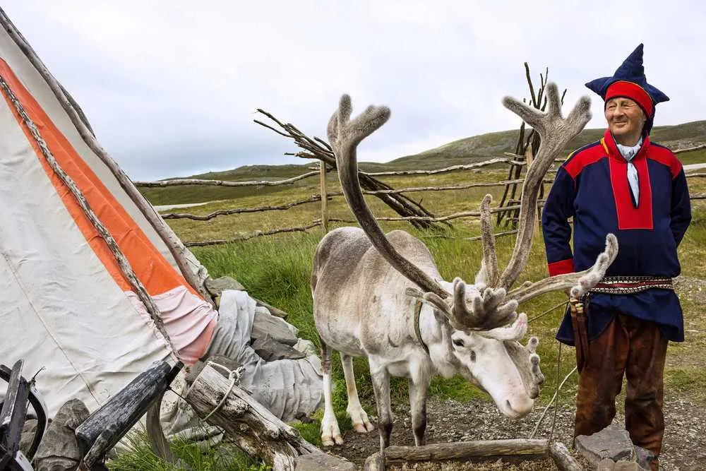 Sami person in Norway