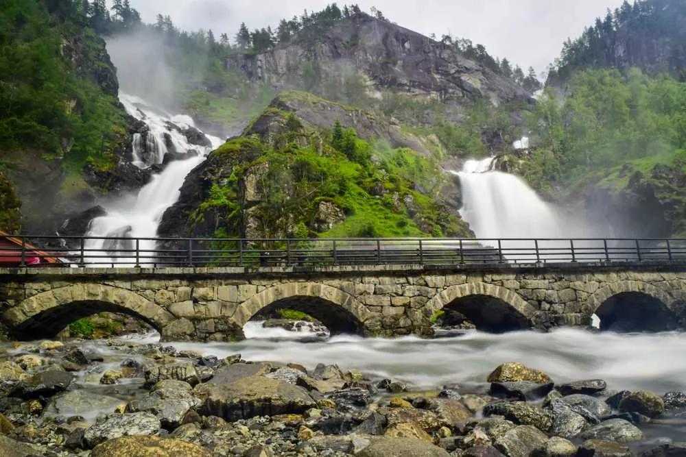Langfossen in Norway