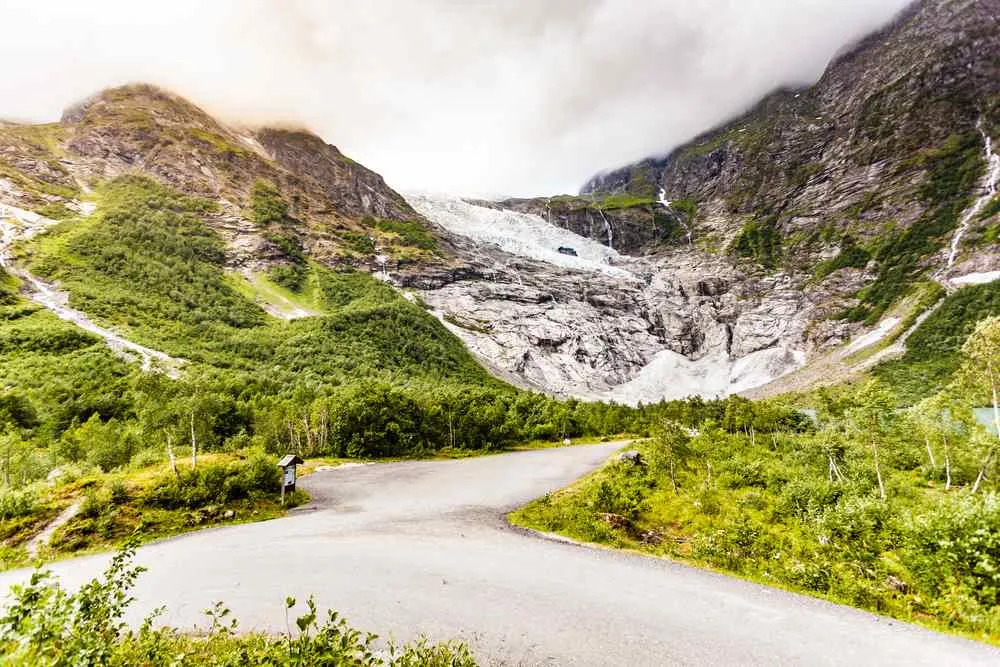 Boyabreen Glacier in Norway