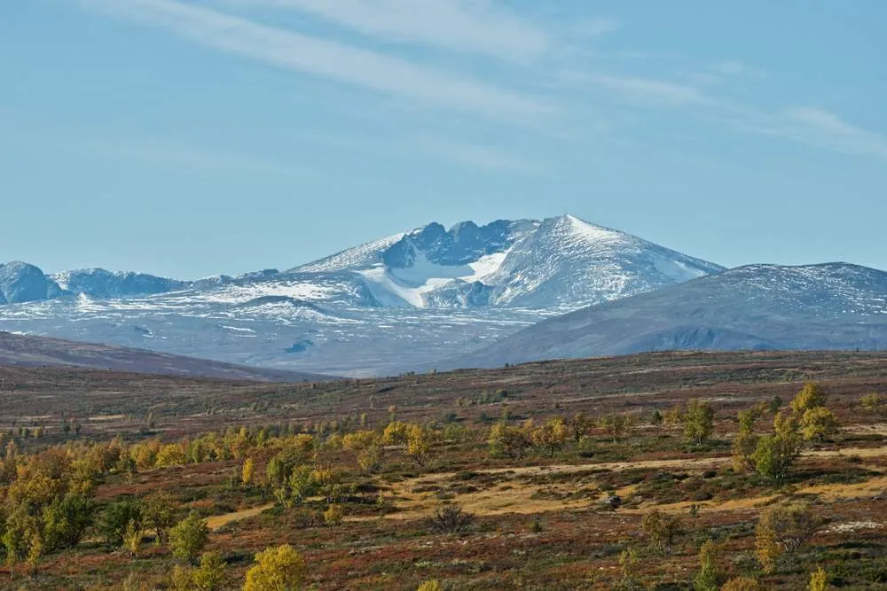 De berg Snohetta in Noorwegen