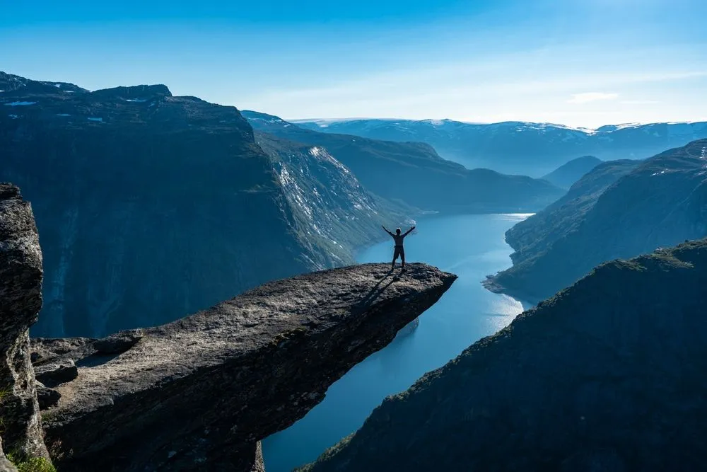 Hike to Trolltunga in Norway