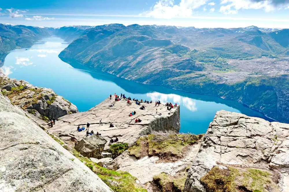 Preikestolen in Lysefjord