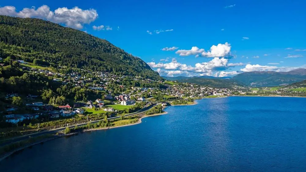 Voss town in Norway