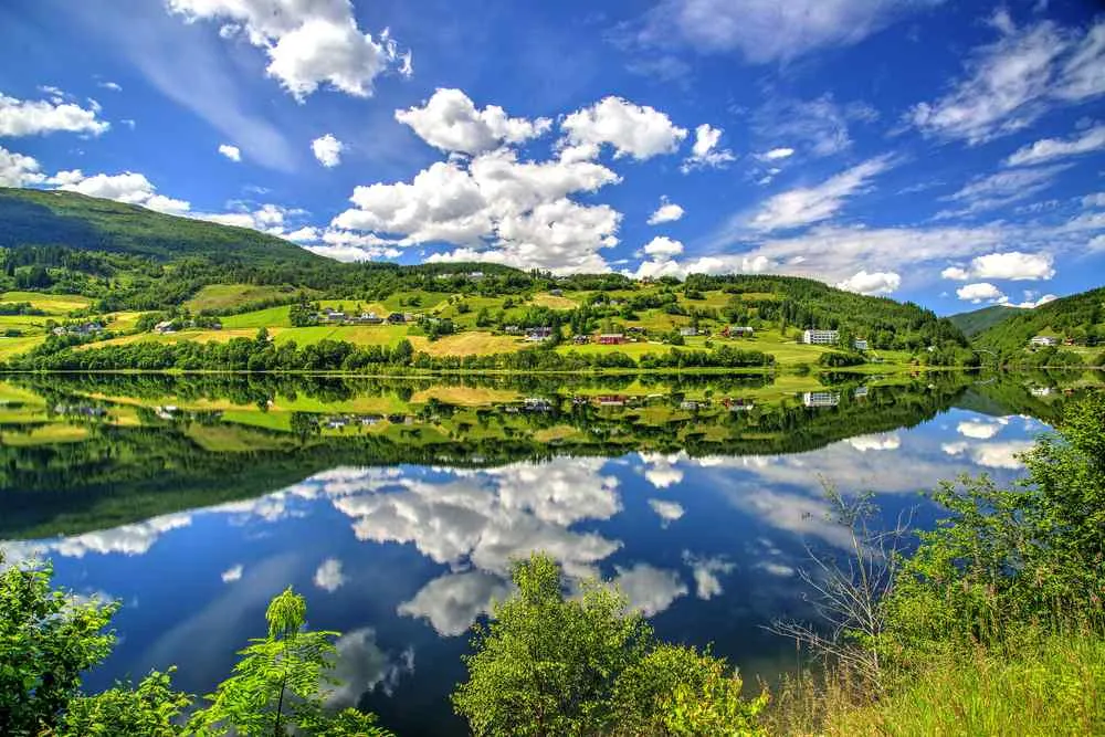 Voss beautiful town in Norway