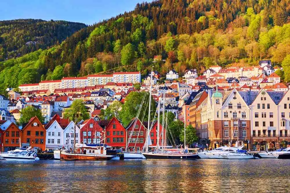 Enjoying Bryggen in Bergen
