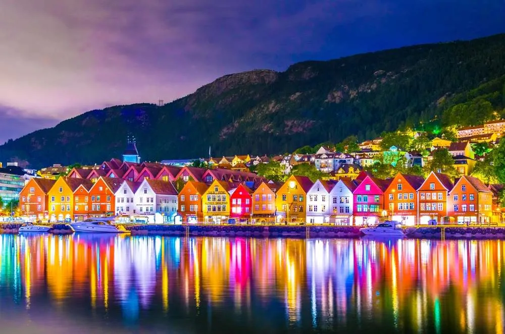 Bryggen at Night