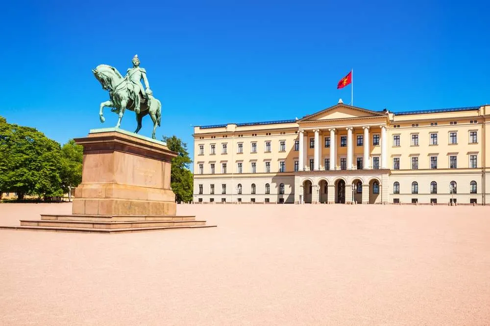 View of the Royal Palace of Oslo