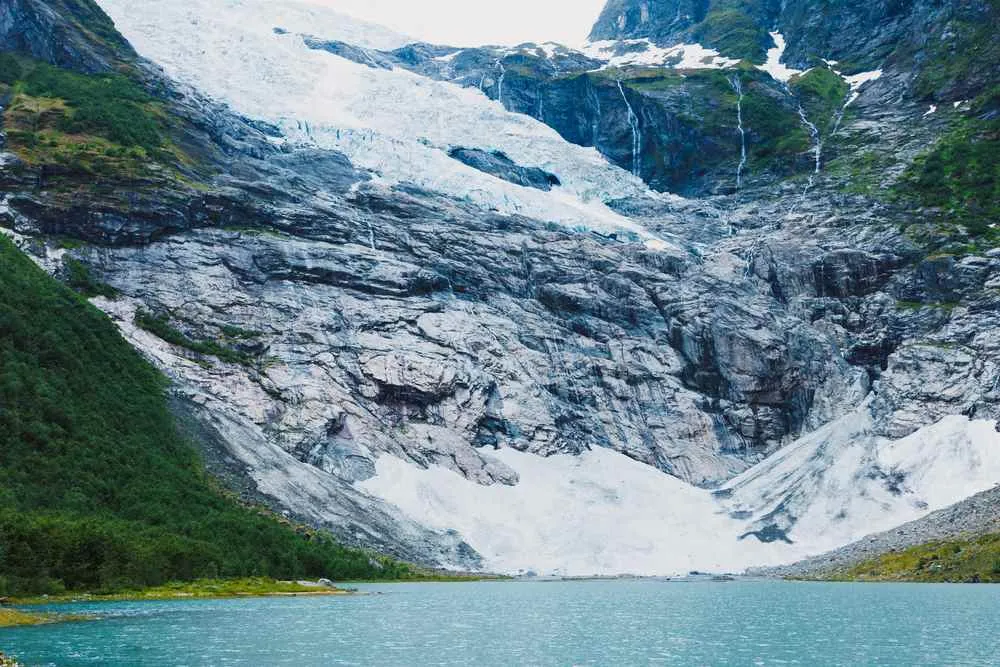 De Boyabreen-gletsjer in Noorwegen