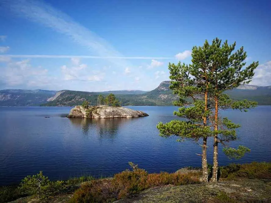 Nisser Lake in Norway