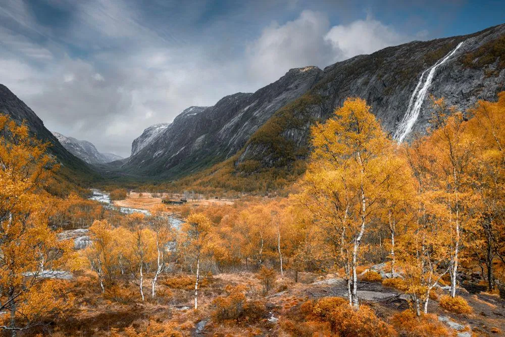 Manafossen-Wasserfall