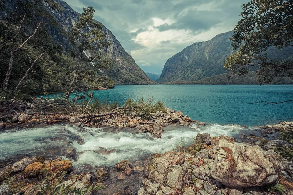 Lake in Folgefonna National Park