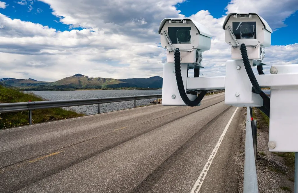 Road camera in Norway