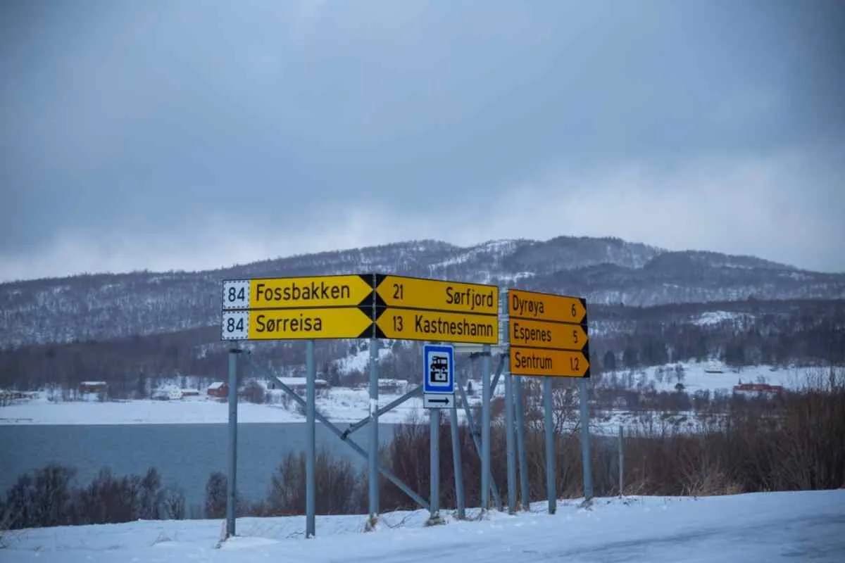 Road Signs in Norway for Campervanners
