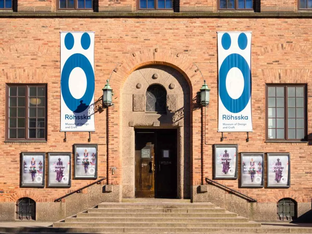 Entrée du musée Röhsska du design et de l'artisanat à Göteborg