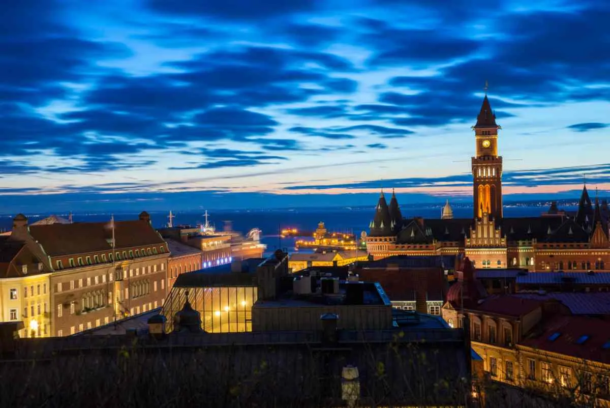 Il centro storico di Helsingborg