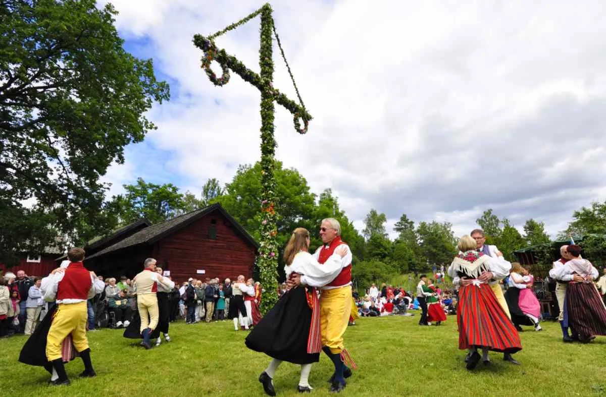 festa di mezza estate in Svezia
