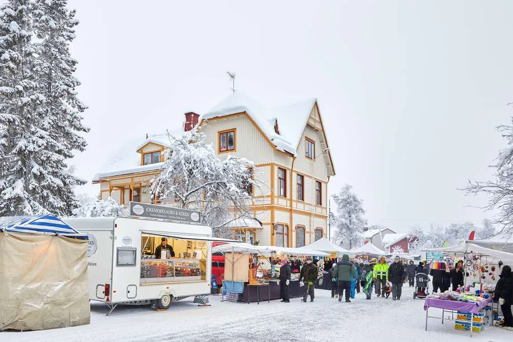 Marché d'hiver de Jokkmokk