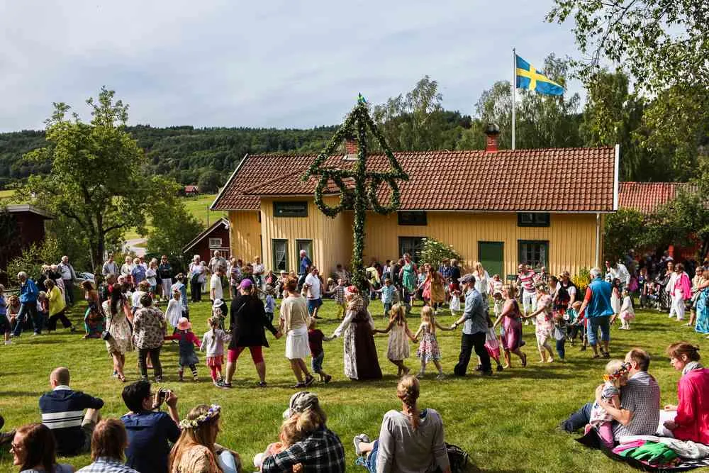 Le solstice d'été en Suède