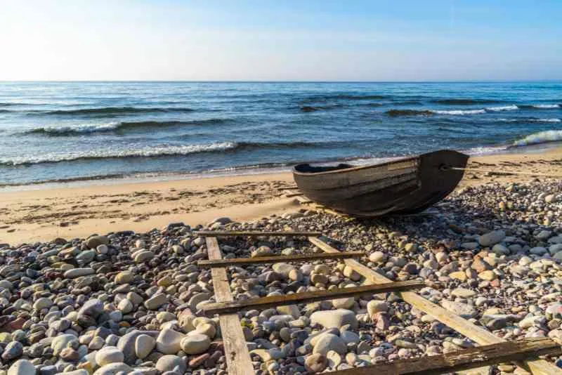 La playa de Boda en Suecia