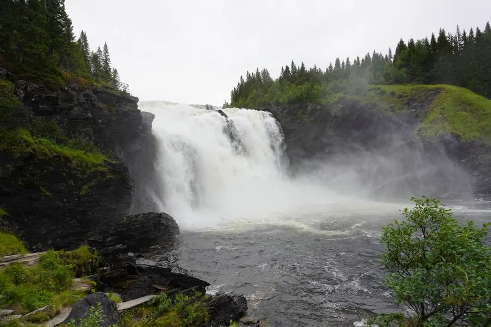La cascade de Tannforsen