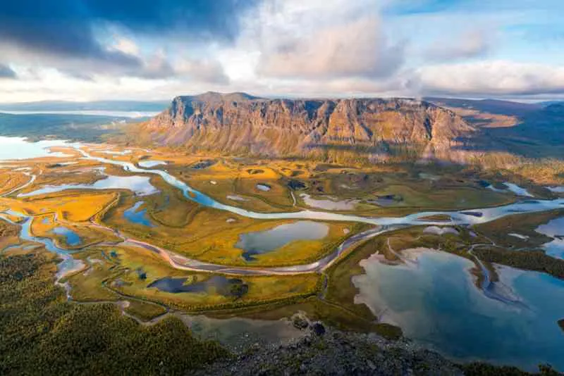 catena montuosa in Svezia