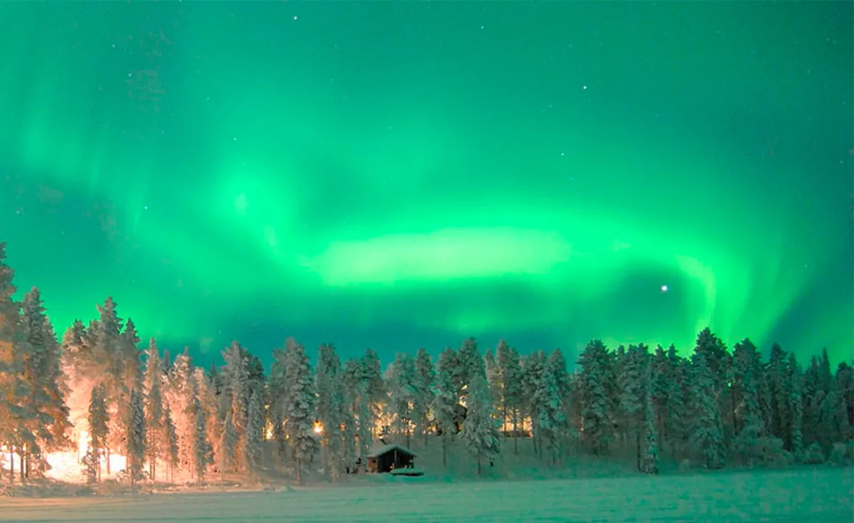 La aurora boreal sueca