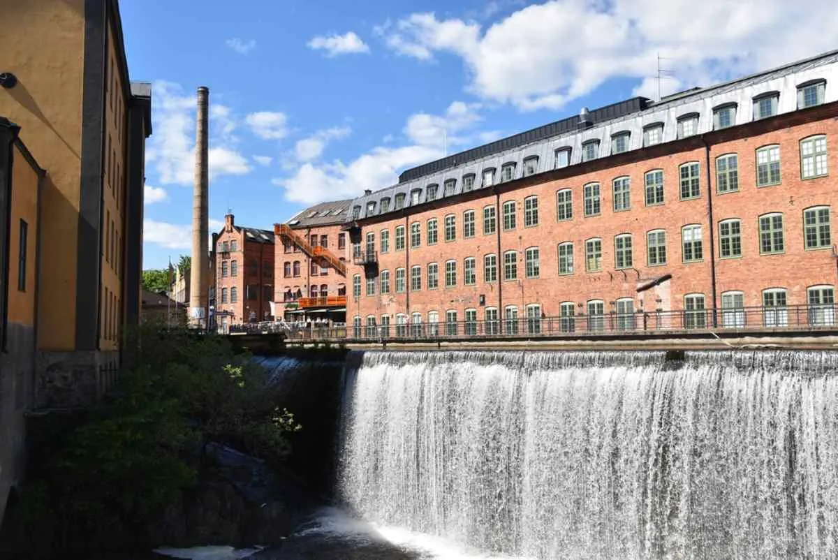 La rivière Motala, Norrköping