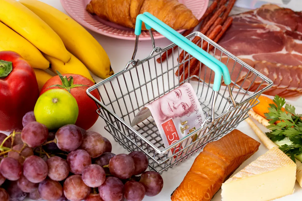 Prezzi di cibo e generi alimentari in Svezia