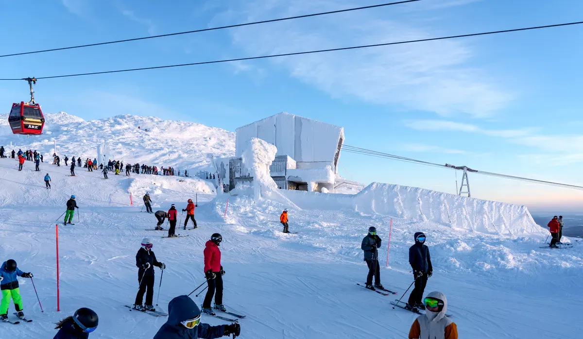 Vista de la estación de esquí de Åre