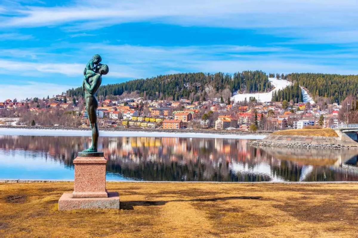 Viste del centro di Östersund