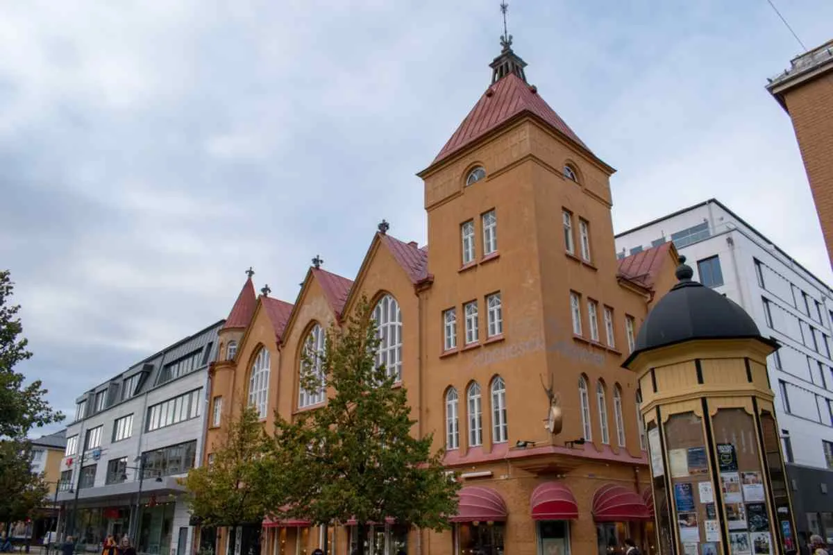 El centro de la ciudad de Luleå