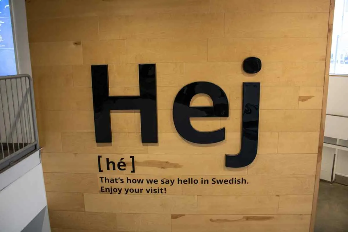 Lenguaje sueco en Ikea