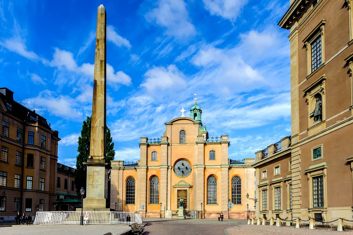 Facciata barocca della Storkyrkan