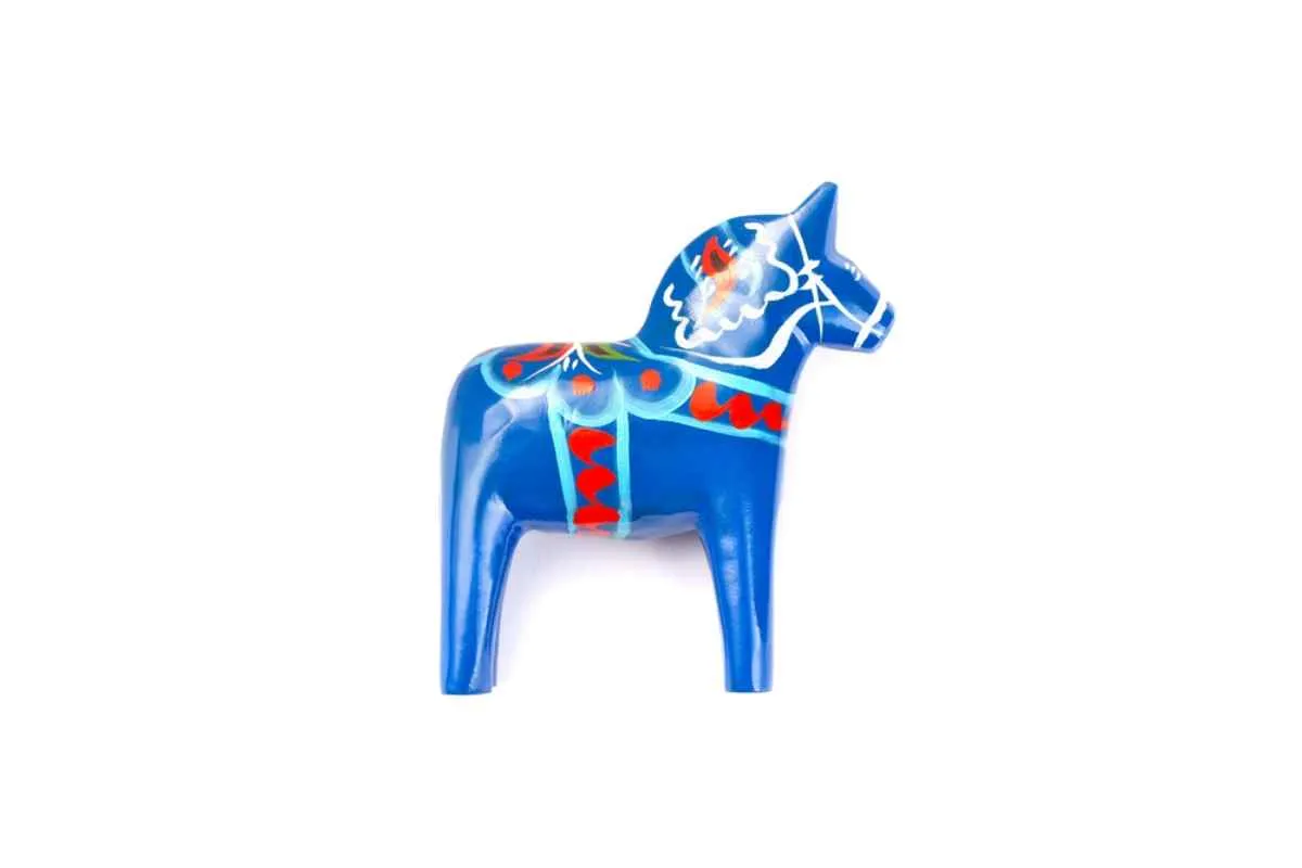 Caballito de Dala en azul