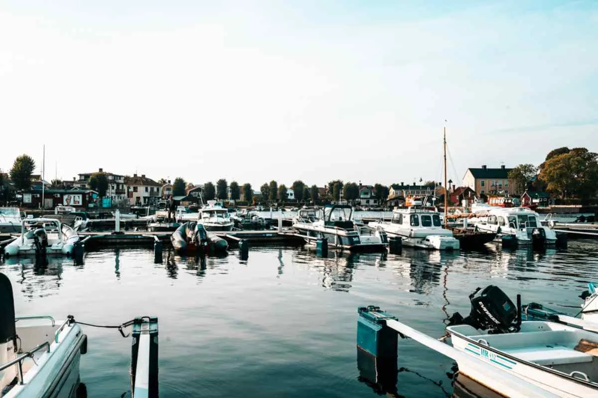 Vistas al puerto de Sandhamn