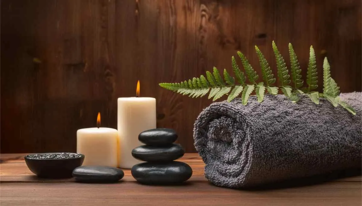 candele da bagno ed elementi da spa